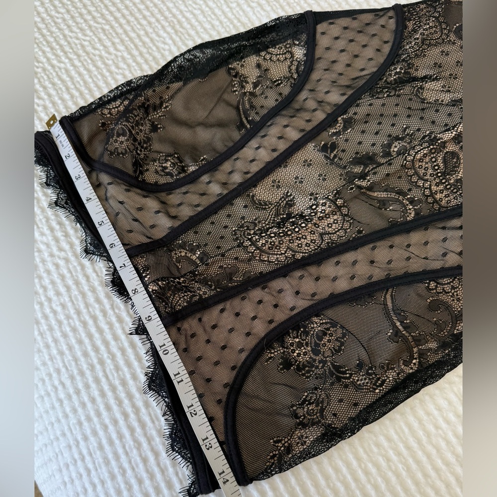 ⚡️Flash Sale⚡️ Bebe Elegant Black & Nude Lace Dress - Picture 8 of 9